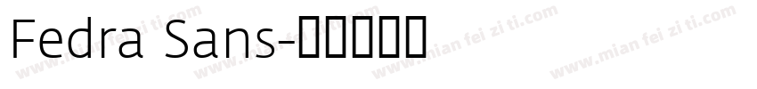 Fedra Sans字体转换